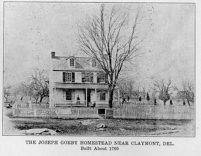 Joseph Gorby Homestead, before 1870