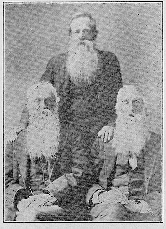 Three sons of Samuel George and Ann (Pierce) Gorby